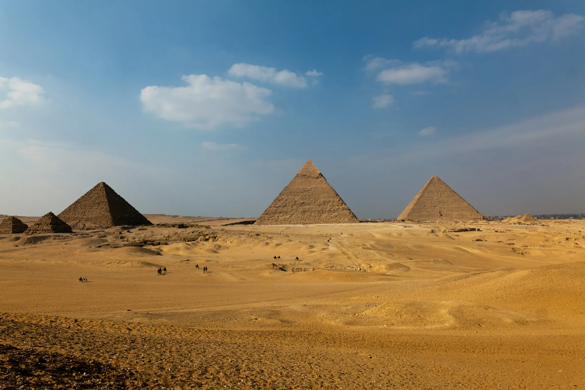 The Pyramids at Giza, Egypt